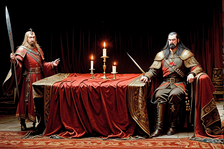 vlad the impaler, impaled ottomans, blood, torture, battlefield,