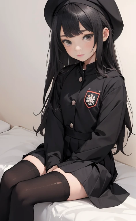 <lora:urushisato_v15:1.0> urushisato, 

painting, best quality, masterpiece
1girl, smiling, 1980's  style, 
wearing (all black school uniform:1.7), serafuku, 
black hair, sitting on (red mecha:1.1), toshiba yamaha sony product designs, vintage electronics, neutral haze background, high detail, chrome, (mecha background:1.1)