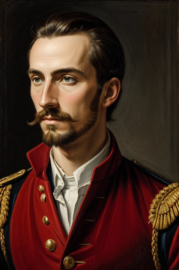 masterpiece, portrait of Peter 1 in a modern style