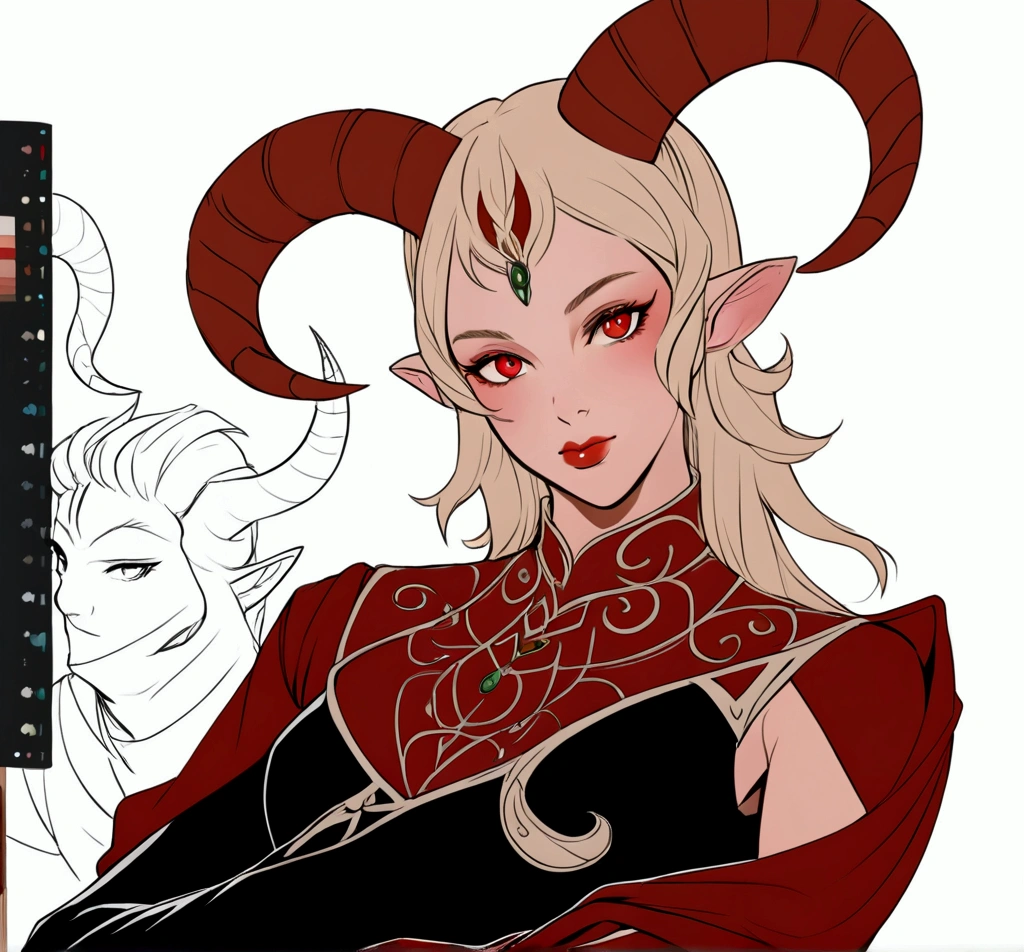 Erotic comic, succubus slowly seducing a cleric, fantasy comic, 6 panels, detailed textures