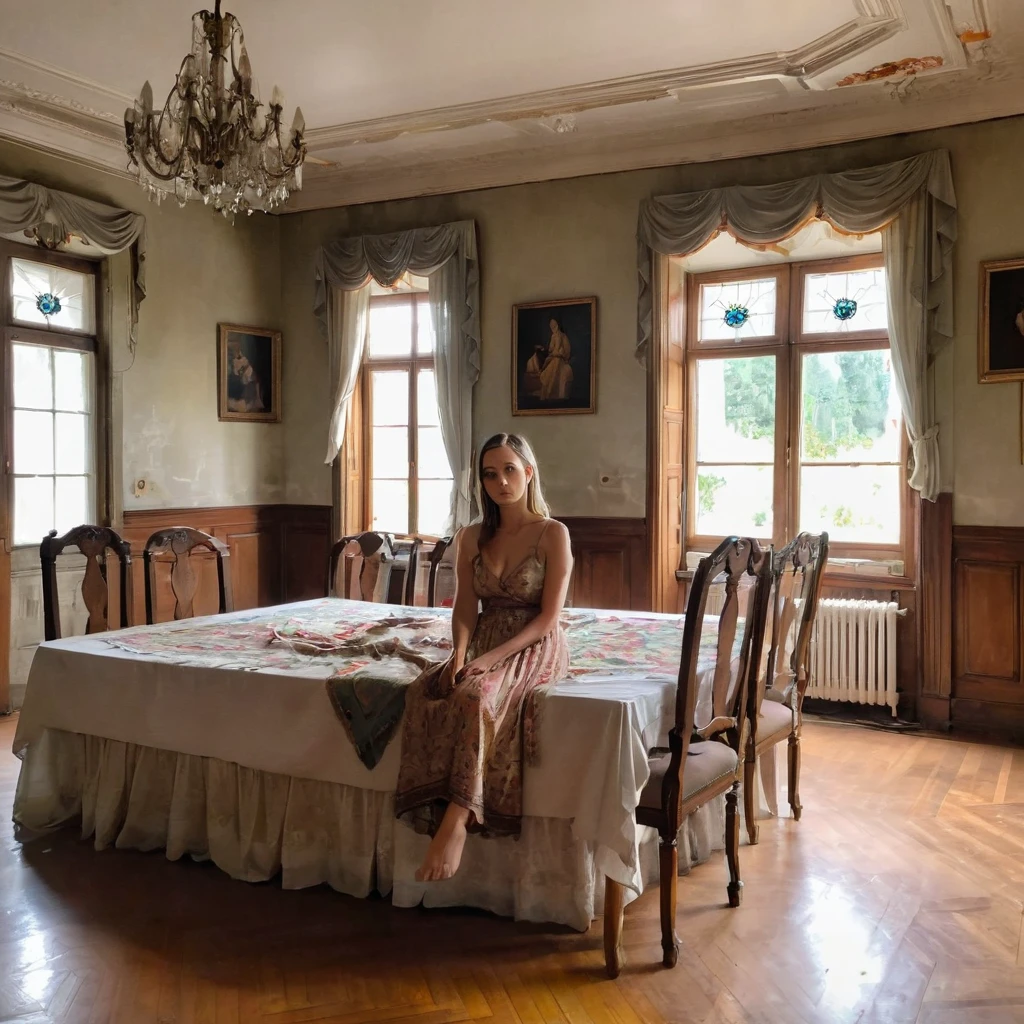 The house was wrapped in silence. Erika had decided to live alone in this old mansion that she had inherited from her grandparents a few years ago. The spacious mansion used to be bustling with a large family, but now it was just Erika and many unused rooms.