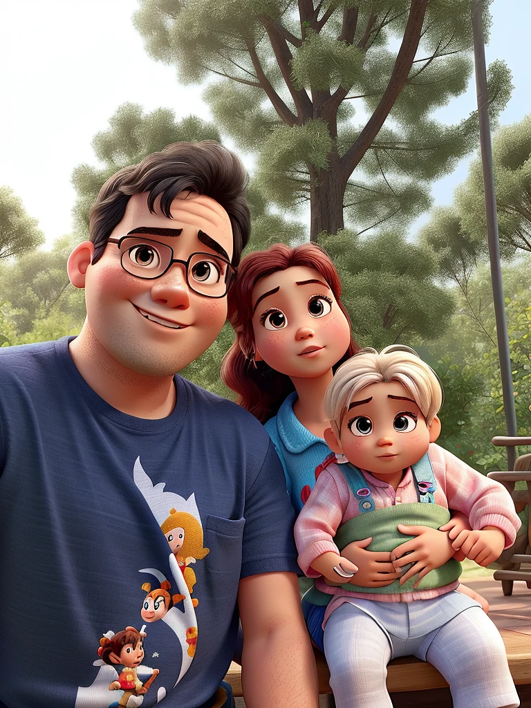 pai, Mother  Girl Small Hair, Disney pixar |