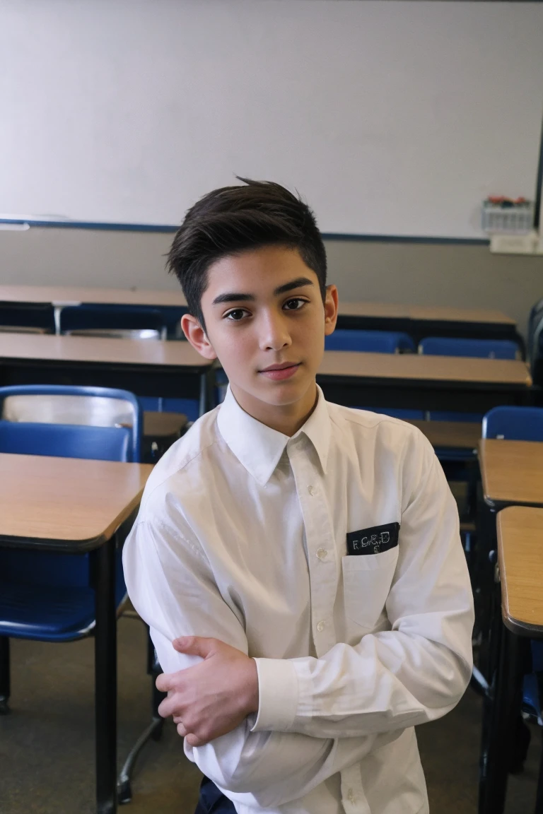 photo of Solo Handsome Men standing in the front of classroom