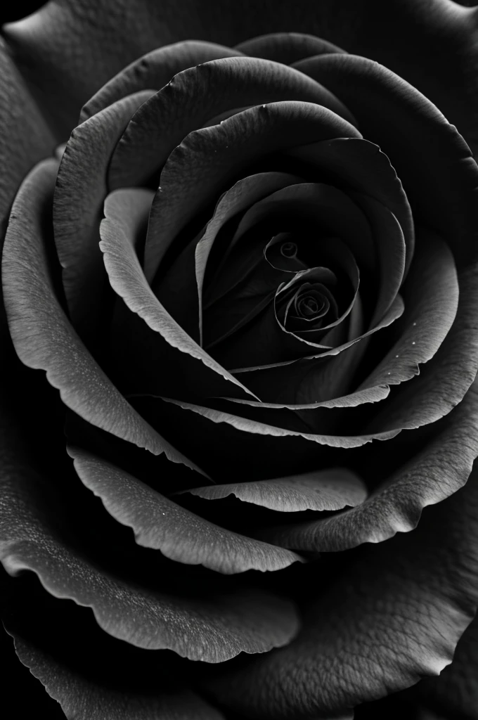 a black rose