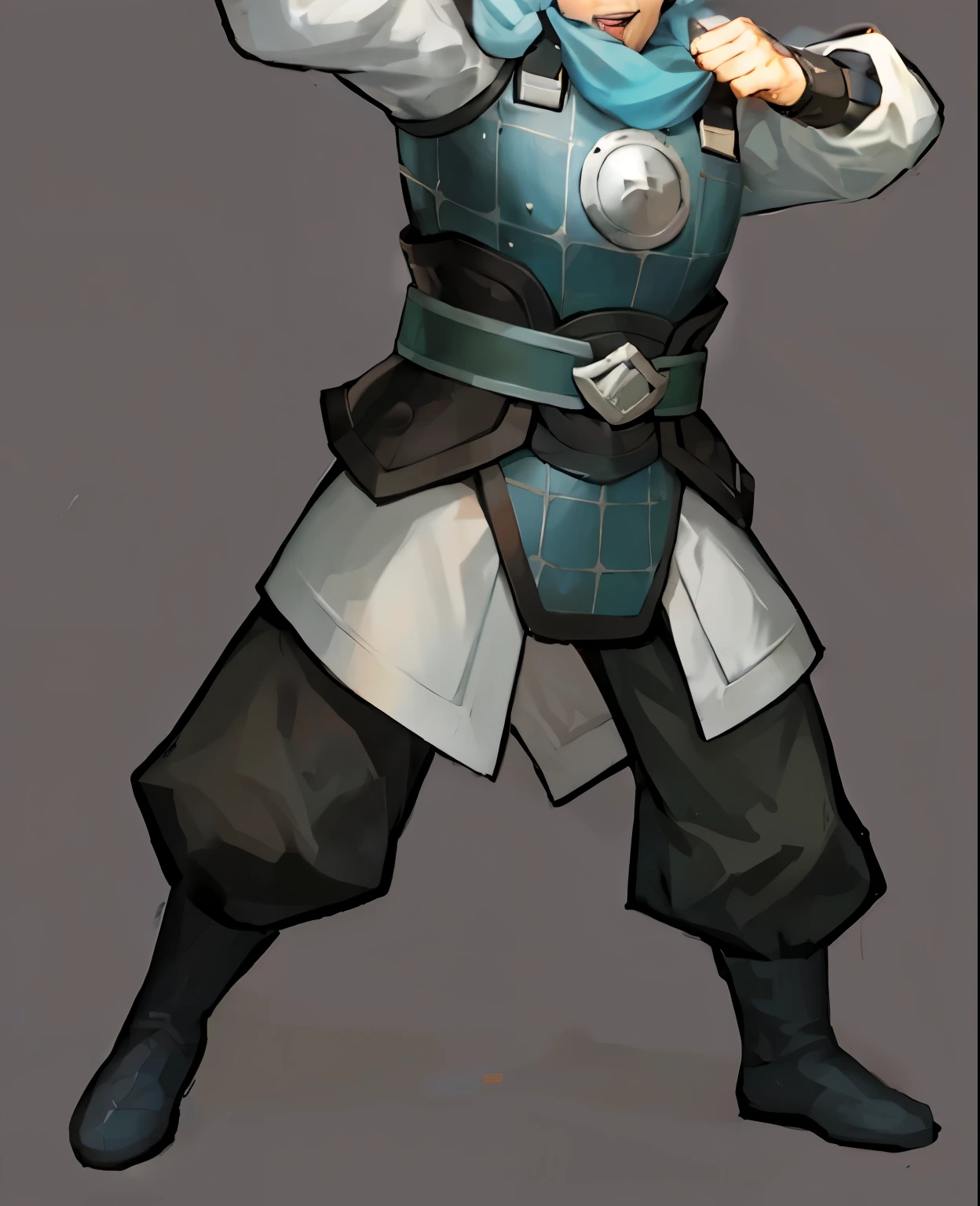 Soldier,Refinement,Armour,Fabric,Metal stripes,Q version