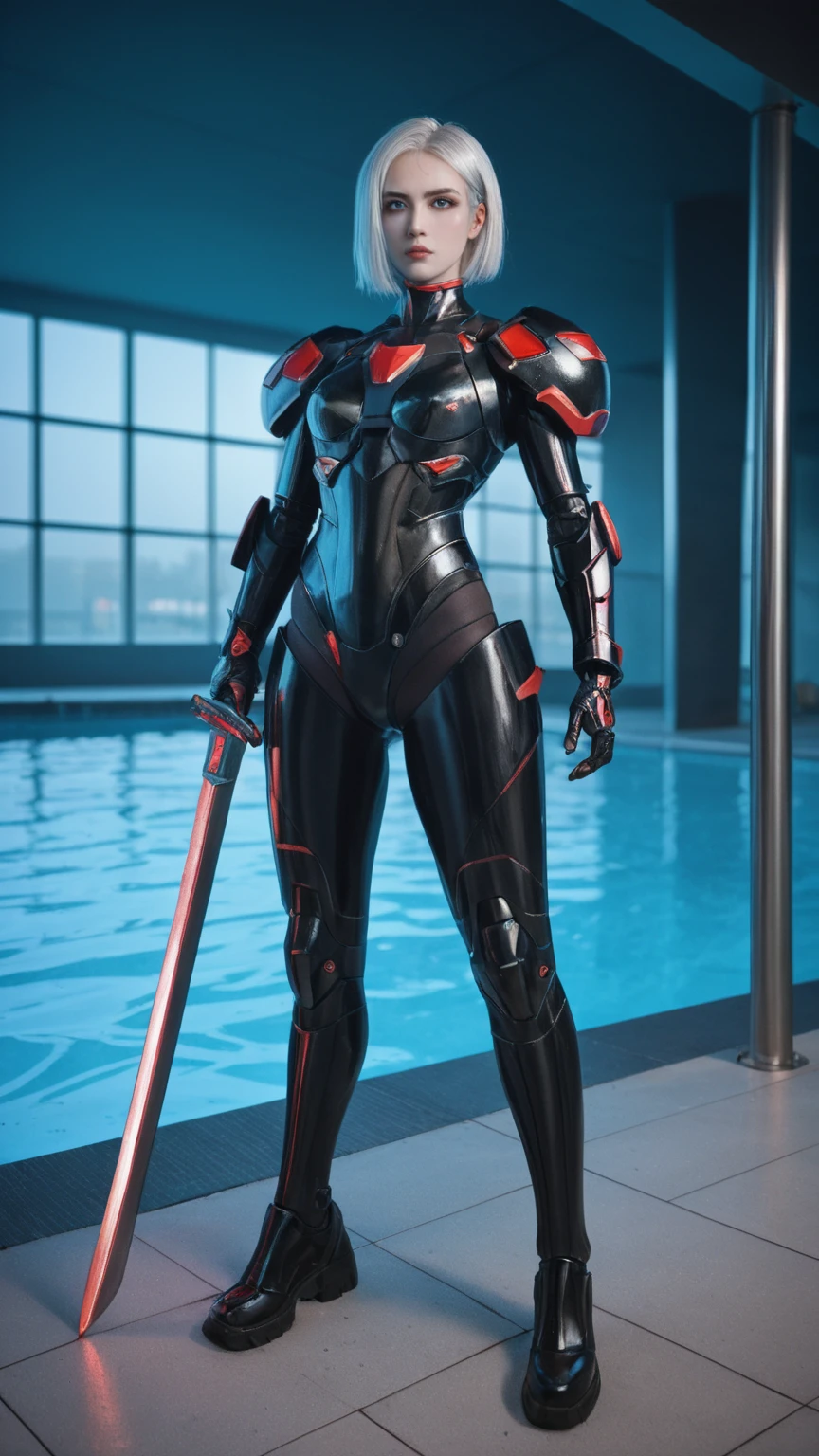realistic,score_9, score_8_up, score_7_up,
Cyberpunk helllady warrior in neon mecha armor,female swordsman Holding a sword in a pool ,solo,1sword,Luminescence's light eyes,Devil's Wings,Wide-angle lens,biology,weird,Creepy,nightmarish, Light Particles,Luminescence,Best Photo of the Year Winner,the world on fire,Post-apocalyptic hellscape,Military photography,Epic Photo of the Yeare on the horizon,Epic movie shots,Pure form,Intricate details,8k,Post-production,high resolution,Super Detail,anatomical correct