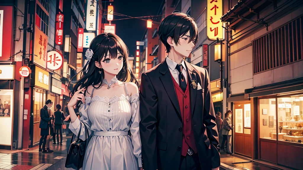 The couple who became lovers,Tokyo,20th Generation,delicately,8K