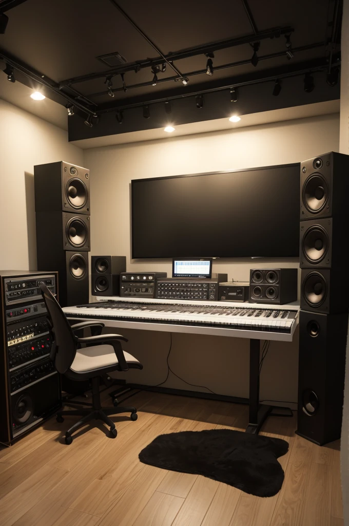 Create a music studio scenario