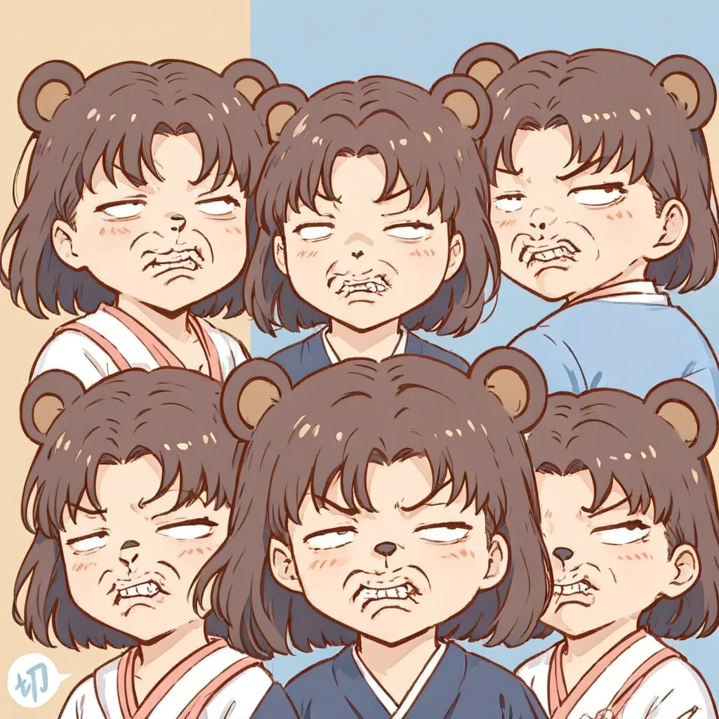 A bear,Facial Expressions,avatar