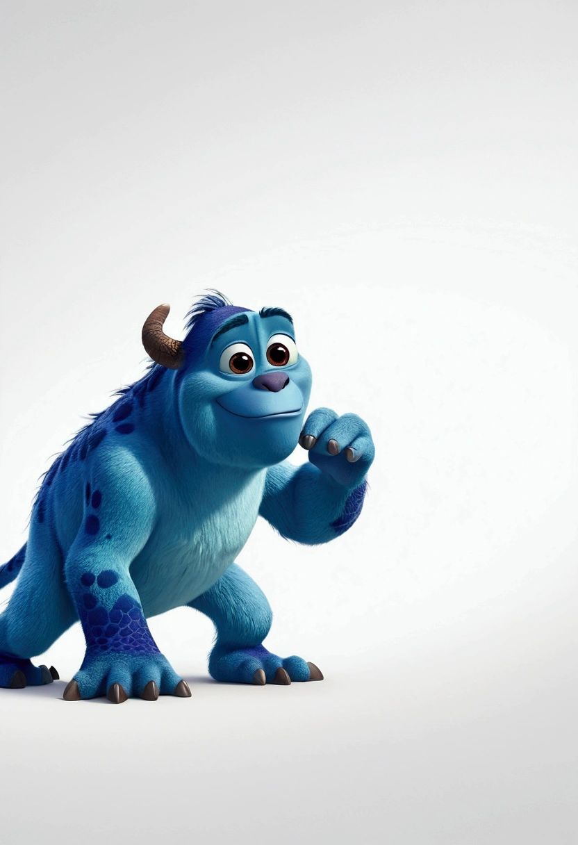 Pure white background, Disney style, Super detailed Pixar-style rendering, 8K