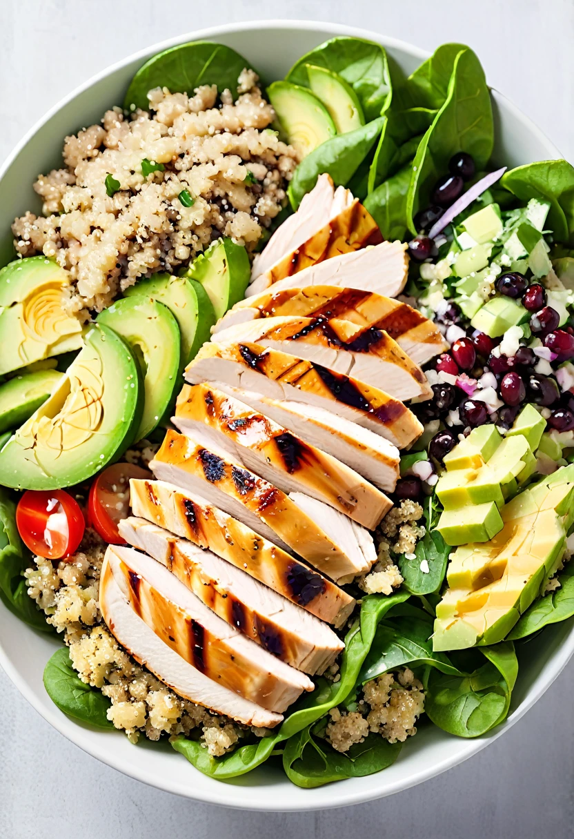 Grilled Chicken Salad with Quinoa