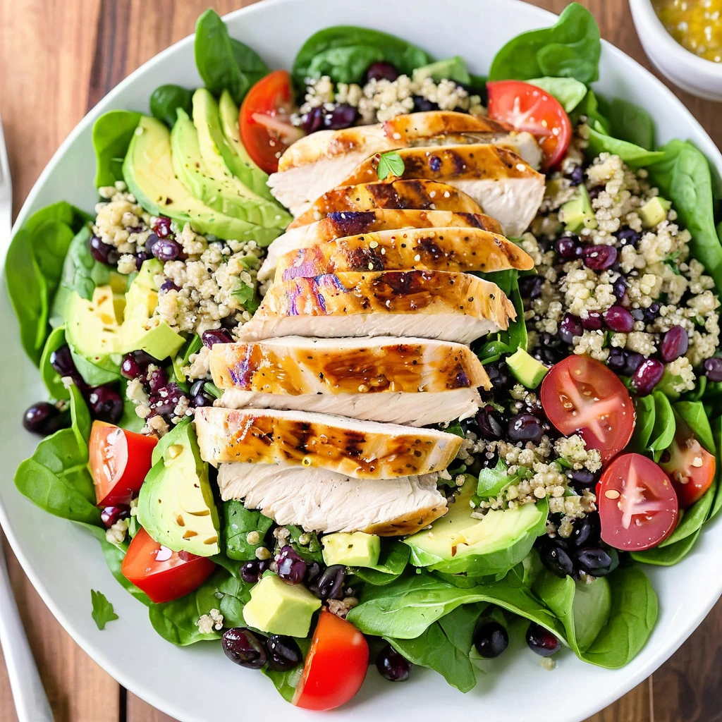 Grilled Chicken Salad with Quinoa