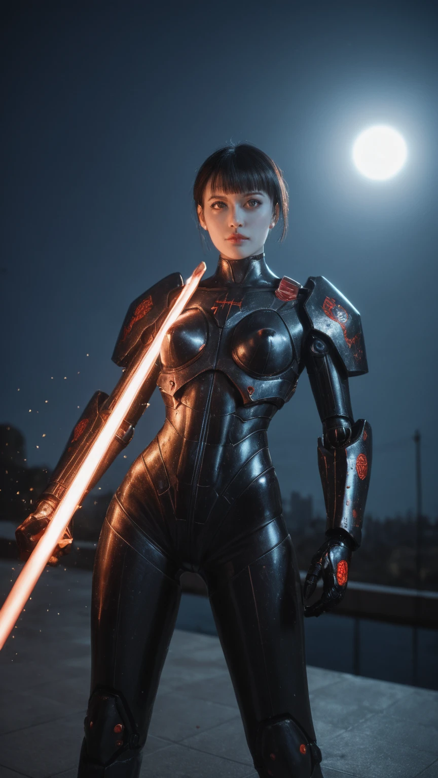 realistic,score_9, score_8_up, score_7_up,
Cyberpunk helllady warrior, Neon mecha armor, Female swordsman, Holding a sword, Pool, Solo, 1 sword, Luminescent light eyes, Devil’s Wings, Wide-angle lens, Biology, Weird, Creepy, Nightmarish, Light particles, Luminescence, Best Photo of the Year Winner, The world on fire, Post-apocalyptic hellscape, Military photography, Epic Photo of the Year, Horizon, Epic movie shots, Pure form, Intricate details, 8k, Post-production, High resolution, Super Detail, Anatomically correct, Upper body.