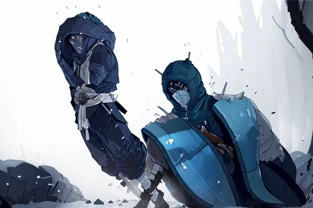 a highly detailed, realistic and cinematic portrait of Sub-Zero from Mortal Kombat, full body, standing pose, dark blue and white color scheme, ninja outfit with fur hood, ice sword in hand, icy mist surrounding, dramatic lighting, hyper-realistic, extremely detailed facial features, piercing gaze, confident and powerful expression, cinematic angle, sharp focus, 8K resolution, photorealistic, realistic ice effects, masterpiece