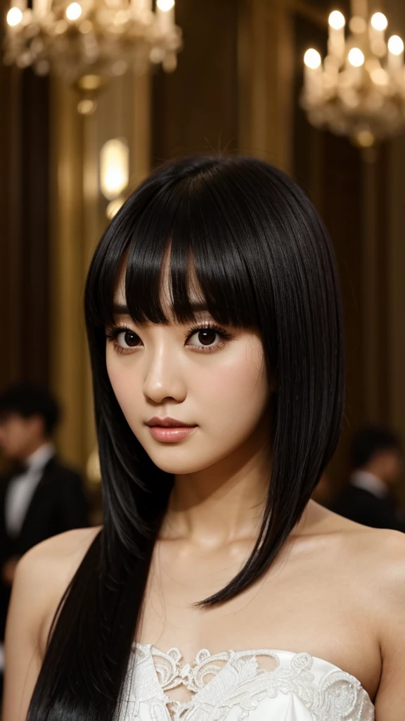 ,,,,,uma de uma mulher ela tem cabelo preto with bangs, Hime black haircut, ulzzang, korean, with short hair with bangs, with short hair, dilraba dilmurat, garota gótica korean cruel, white hime cut hairstyle, hair styled like bangs, with bangs, korean symmetrical face,,,,,,,,,,,,,,,,
-
,,,,,,,,,,,,,,,,,,,,,,Amidst the opulent gala evening at the Vienna State Opera, Alex Sheffield, Vienna's rich cultural heritage and embraces modernity, is resplendent in her long navy blue velvet evening gown embellished with gold thread patterns; as she maintains a majestic and elegant pose while looking into the distance at the ornate ballroom illuminated by chandeliers that cast prismatic light on the attendees of this grand event, her black high heels adding a modern touch to the classic elegance of her outfit.