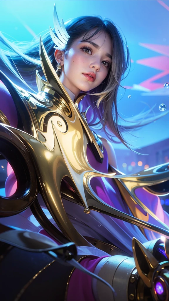 (8k, RAW photo, photorealistic:1.25) ,( lipgloss, eyelashes, gloss-face, glossy skin, best quality, ultra highres, depth of field, chromatic aberration, caustics, Broad lighting, natural shading,) looking at viewer with a serene and goddess-like happiness,