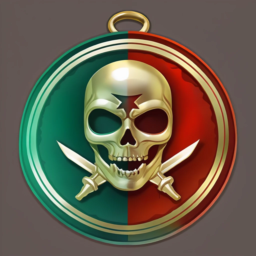 spiriterjäger-Medaille, Vector design, spirit, creepy, horor,