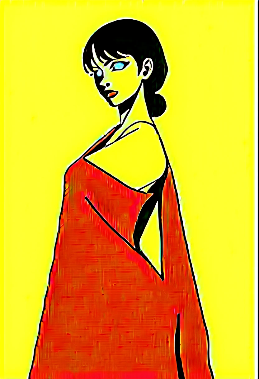 em uma rua iluminada com uma Bugatti atrás Illustration in styles of Harrison Fisher, Jeremy Mann, Alexandre Cabanel, and Tomer Hanuka, of a stunningly beautiful lady sexy big big tits decote em V Angelina jolie girl Power fênix + Avril Lavigne clad in an long dress, em seus pés with the contradiction of men's sandália, atmosphere that balances the delicate and the rugged, soft pastel hues for the dress pink Blue contrasting their sturdy, leather exterior, textures that interplay tone as if at