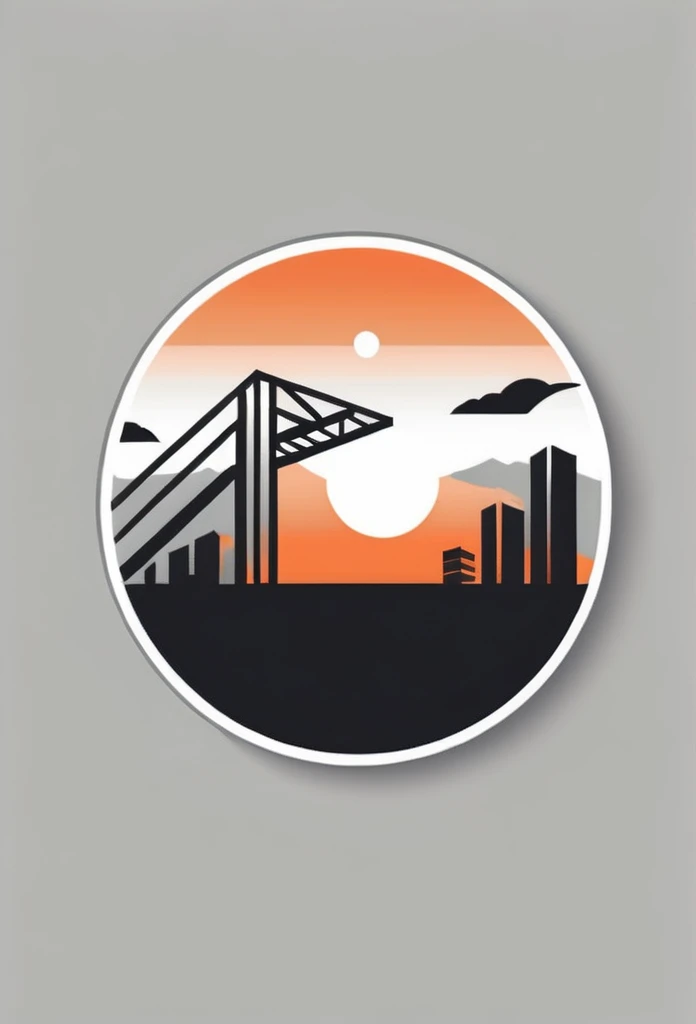 a stylish logo for the construction industry
Logo of a square low-rise building that is long next to Japan
Pretty cool
chic and modern design
The orange sunset is withering in the building's design sky
use gray as one's logo
A logo with a cool Japanese-style square office in a circle-shaped logo
The logo is monotone in white, black and gray
Only the sky above the house is designed to be orange
White background