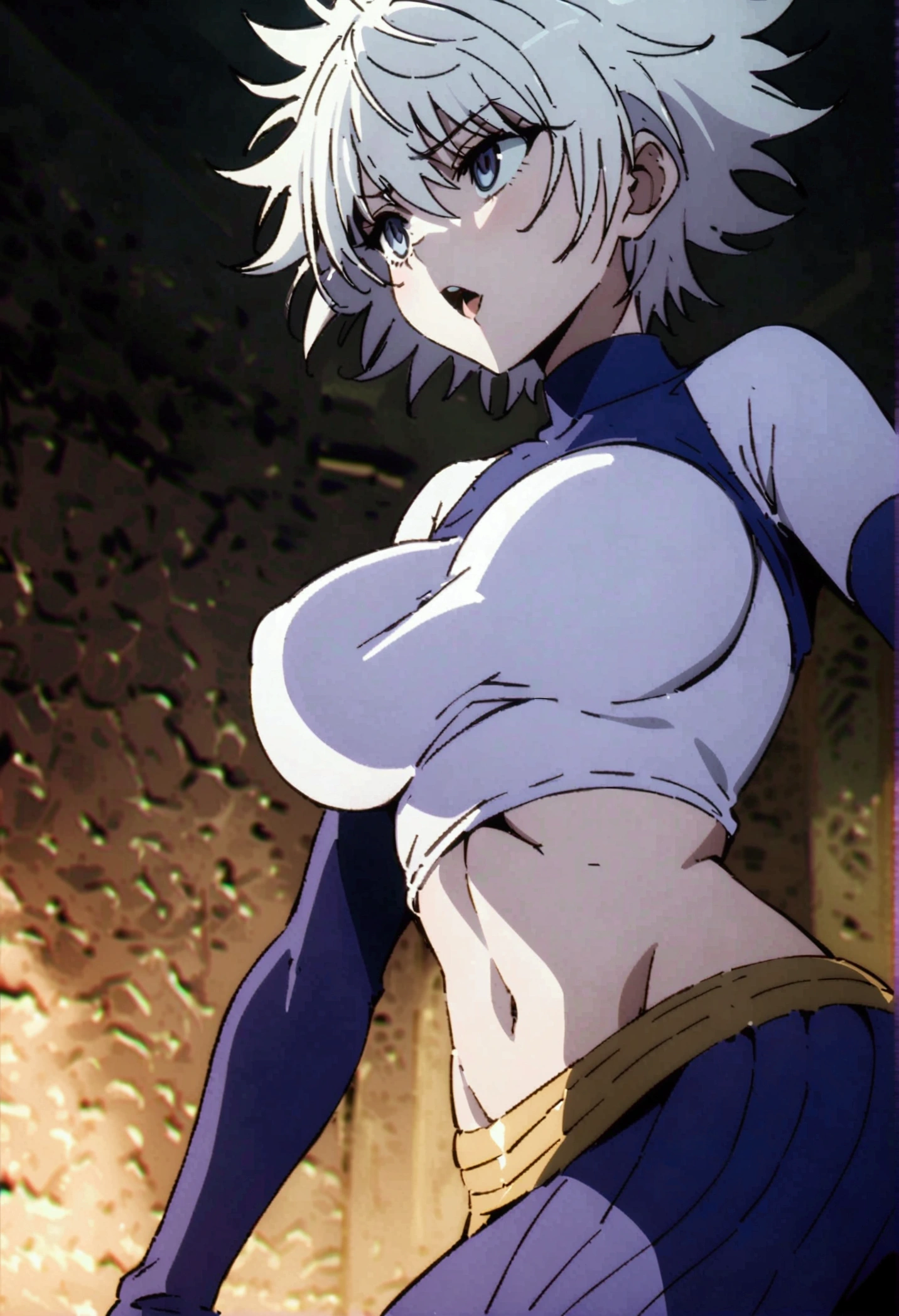 killua ahegao big breast crop top lamia body