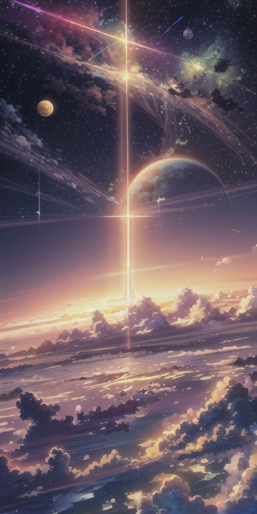 anime anime wallpapers with a view of the sky and stars, cosmic skies. by makoto shinkai, anime art wallpaper 4 k, anime art wallpaper 4k, anime art wallpaper 8 k, anime sky, amazing wallpaper, anime wallpaper 4 k, anime wallpaper 4k, 4k anime wallpaper, makoto shinkai cyril rolando, anime background art