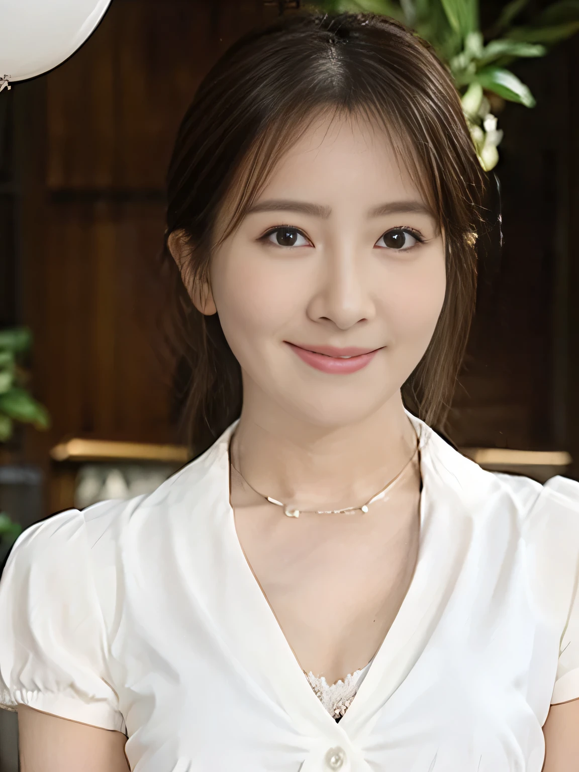 8K,Black Background、Simple background Best quality、Upper Body、masterpiece、Realistic。Realistic、Very detailed、Natural light、1 Japanese female、40 years old,Slightly brown-haired、short hair、(Lean forward to look into the camera)、Detailed bending forward、lingerie、Her cleavage is visible、A refreshing smile A friendly smile、Happy emotion smiley faces、Very detailedな顔と肌、Very detailedな目、Very detailedな顔と肌、Very detailed smile、Full Body Shot