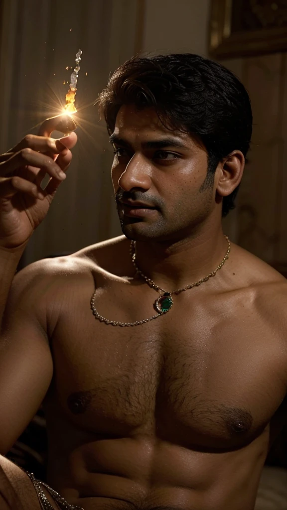 But one day, one of Rahul's friends, Sohail, tries to steal the gem. Sohail thought, if he gets the gem, he can become very rich. But when Sohail takes the gem, strangely the gem burns and Sohail faints.