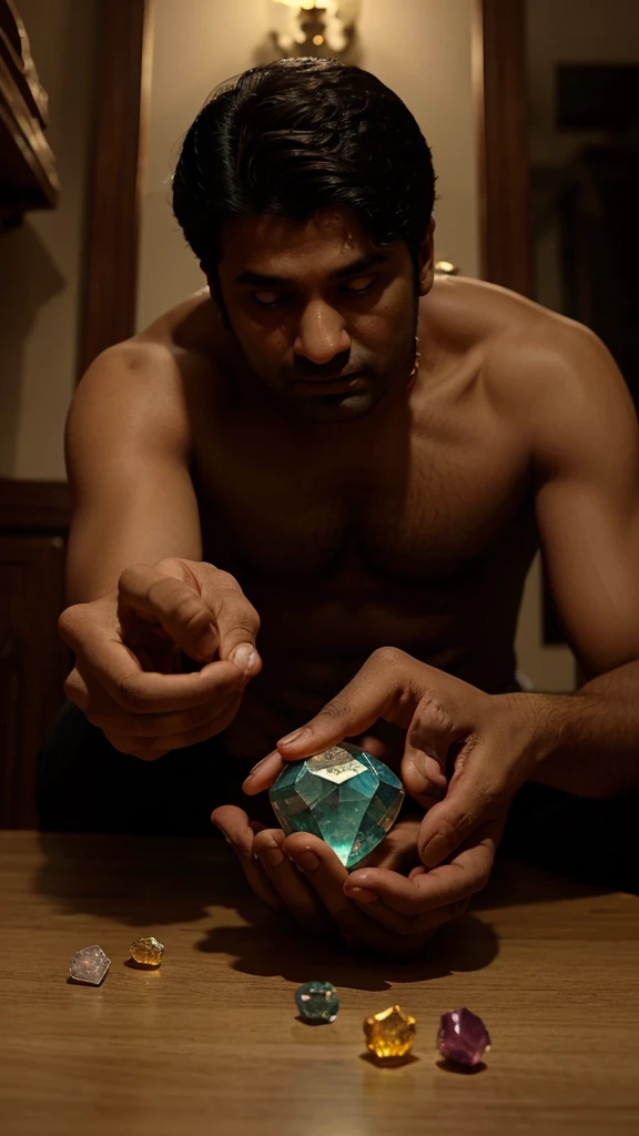 But one day, one of Rahul's friends, Sohail, tries to steal the gem. Sohail thought, if he gets the gem, he can become very rich. But when Sohail takes the gem, strangely the gem burns and Sohail faints.