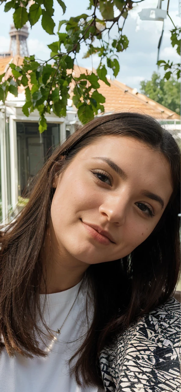 Photo portrait devant la Tour Eiffel a paris