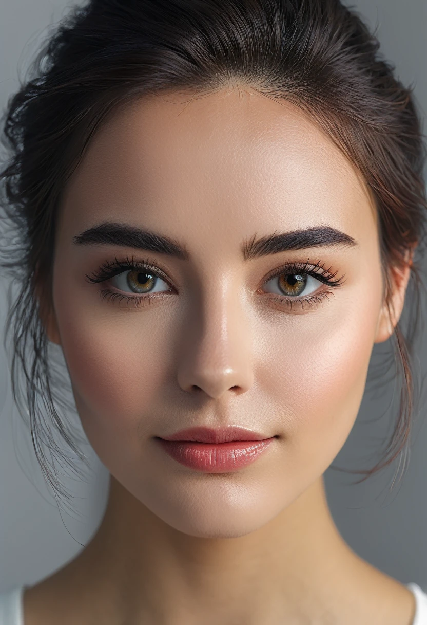 Portrait 8k d&#39;une photo d&#39;une belle fille noire, cheveux marrons, Tout le corps, réaliste, peau naturelle, Douce lumière du soleil, Peau texturée, complexe, élégant, très détaillé, majestueux, la photographie numérique, (chef-d&#39;œuvre, éclairage latéral, de beaux yeux finement détaillés: 1.2), hdr,