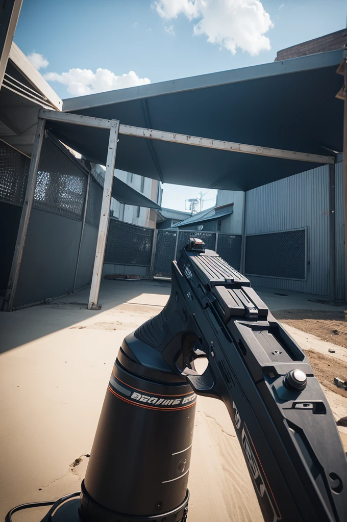 Make a logo for a shooting game