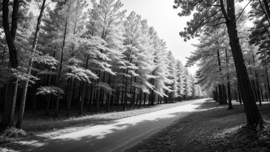 nature in black and white 