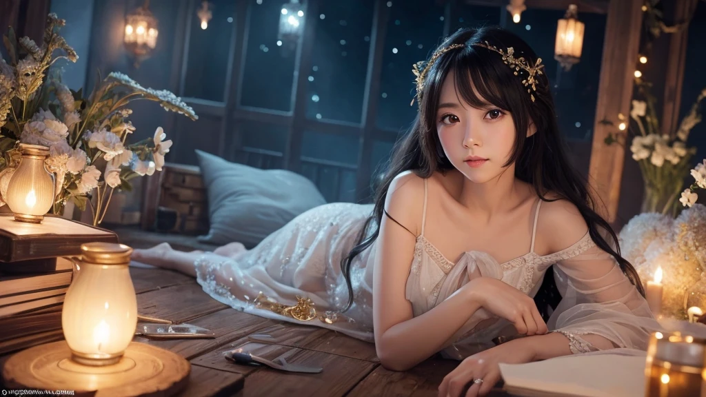 1920×1080、Like the picture、Delicate depiction、heaven、Fantasy、A world of light、magic、Wrapped in dazzling light、眩Shiiほどの黄金色の光が降り注ぐ、god々Shii、Fantasy、cute、Beauty、Adult female、Big Eyes、女godの風格、女godの飾り物、一人の美Shii美の女godの全身の画像を作ってください