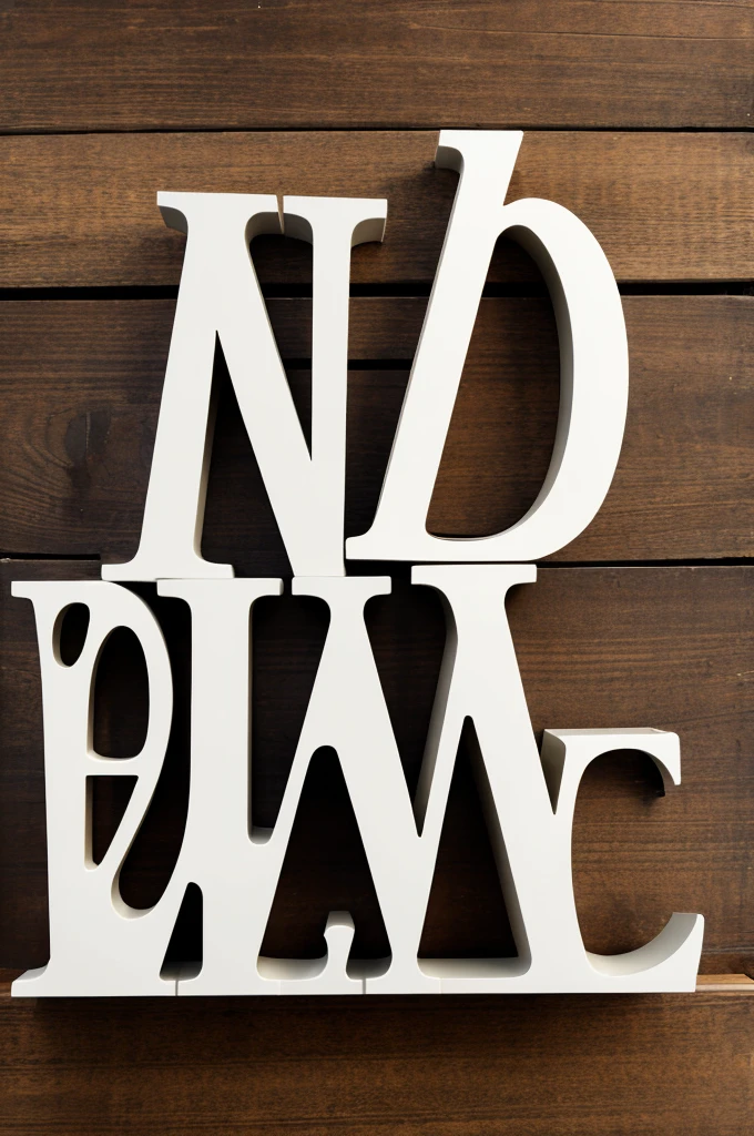 Image of the letters after at home