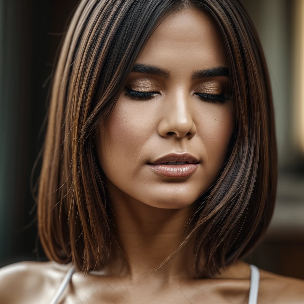 (highly detailed women face)) with brown hair and (beautiful detailled … eyes:1.2)(closed mouth:1.2), some facial imperfections, ultra detailed, beautiful girl, real human, striking features, beautiful, intricate details, tension, contrast, (high texture:1.2) (realism:1.2), high-quality rendering, stunning art, high quality, detailed skin, vibrant details, hyper-realistic, Photo Focus, DOF, Aperture, insanely detailed and intricate, character, hypermaximalist
