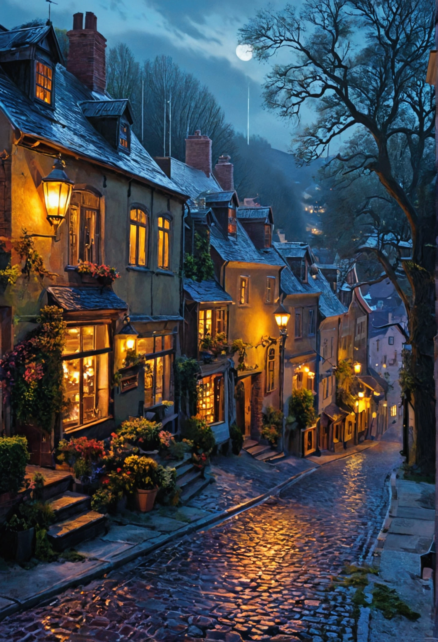 A quiet night town