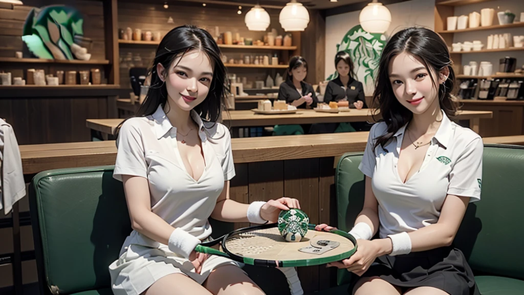 ((((((((Emphasize cleavage))))))))
((((((((A female junior high school student in a short-sleeved white tennis polo shirt))))))))
((((((((A junior high school girl in a white tennis miniskirt))))))))
((((I can see her panties))))
(((((((お洒落でcuteInside the Starbucks store)))))))
8K、RAW Photos、Highest quality、Super detailed、Super Resolution、Ultra HD、8K壁紙、Amazing details
((((((tennis racket))))))
(((((((Inside the Starbucks store)))))))、
((((((Sit down and eat cake、Drink Starbucks coffee、smile))))))、((Heart Necklace))
Modern and sleek design:Interior design using natural materials、Many of the designs are warm and made using wood and metal.。
Large windows:自然光をたっぷり取り入れるためのLarge windowsがあり、Providing a bright and open space。
Green Interior:Potted plants are effectively placed、It creates a relaxing atmosphere。
artwork:Works by local artists、Starbucks-related art on display。
Cozy seating:Cushioned chairs and sofas、Bar sheet etc.、A variety of seating options available。
Open kitchen area:Being able to see how drinks and food are made、We provide peace of mind and transparency。
Unique lighting:Antique lamps and chandeliers、Modern lighting fixtures are used。
Comfortable background music:Relaxing music is playing、A comfortable space is provided。
Wide々Table space:一人でもグループでも使いやすいWide々There is a table with。
Community Table:There is a large table where you can socialize with other customers.。
Seasonal decorations:The decorations are themed according to the season.。
Design with a local feel:The design incorporates the local culture and characteristics.。
Fragrance production:コーヒーの香りが店内にWideがり、A space that satisfies the five senses has been created.。
Conversation with a barista:フレンドリーなConversation with a baristaが楽しめるカウンターエリアがあります。
8K、RAW Photos、Highest quality、masterpiece:1.2、Super detailed、Super Resolution、Ultra HD、8K壁紙、Amazing details、Photorealistic:1.4、Having fun by the water、Full Body Shot、Full body photo、High-resolution RAW color photos、Professional photos、A scene full of emotion、Very detailed and beautiful、Ultra HD、8K壁紙、Amazing details、Huge file sizes、Highly detailed beautiful girls、Highly detailed face Highly detailed eyes、Extremely realistic skin、 Highly detailed fingers, Highly detailed nose, Highly detailed mouth, Perfect Anatomy, Highly detailed background, Highly detailed clothing, , cute女の子, Famous Japanese Idols, cute, Realistic body, Slender, White skin, Glowing Skin, Slim body, Realistic Face, Delicate eyes, double eyelid,