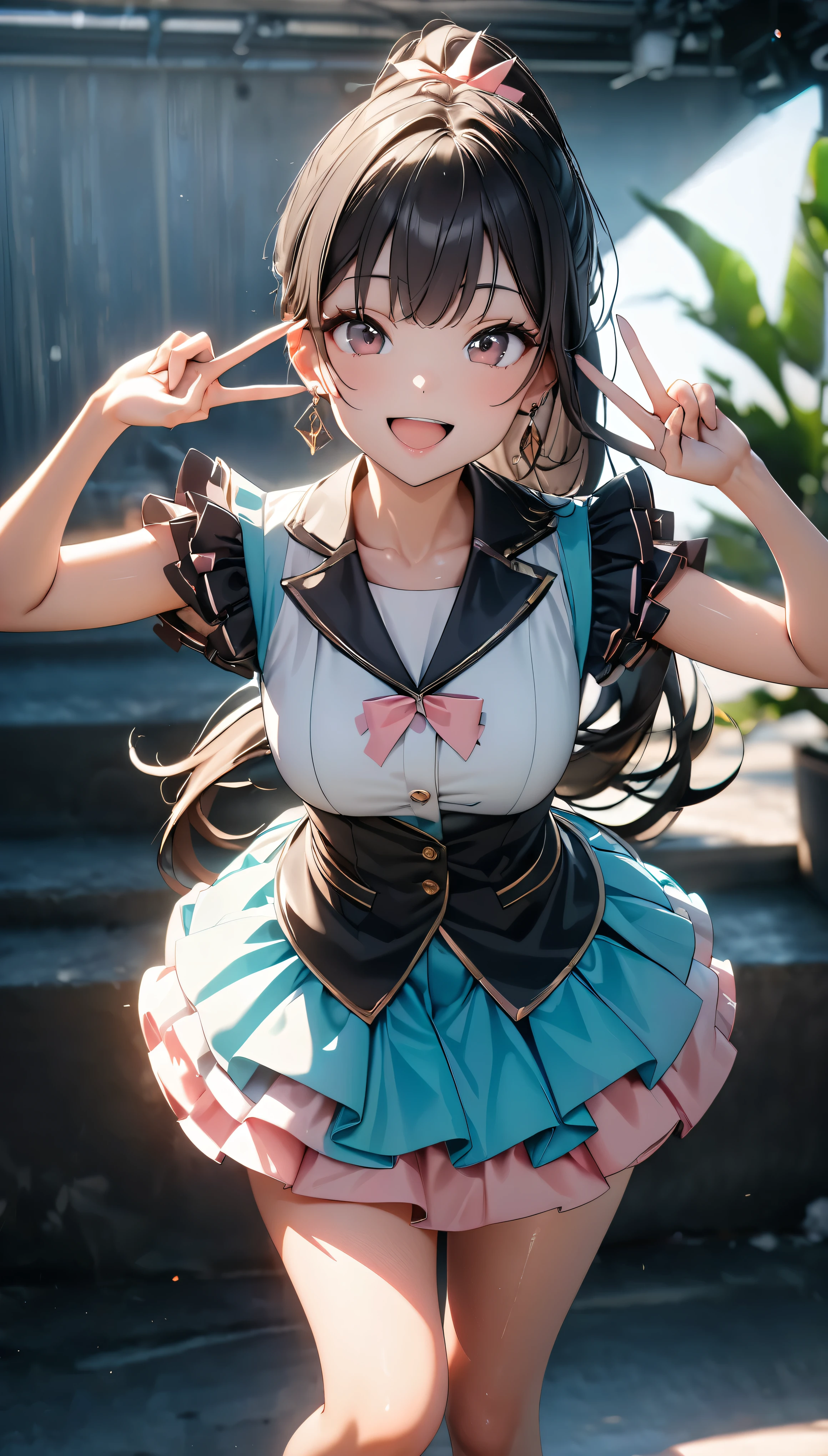 Maid Underwear Pattern Laughter Shooting from underneath the skirt
