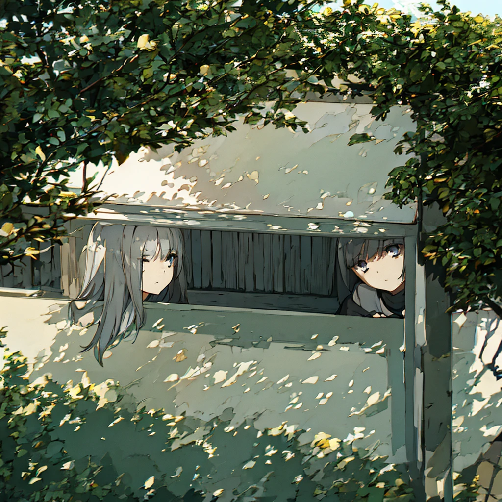 A girl with sleepy eyes, morning sun, listless, pale light