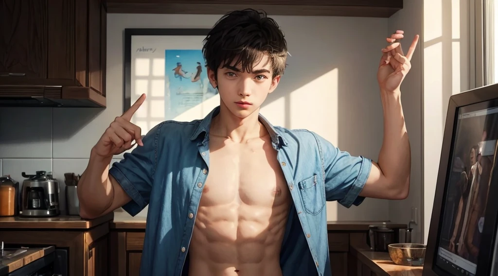 put his arms down