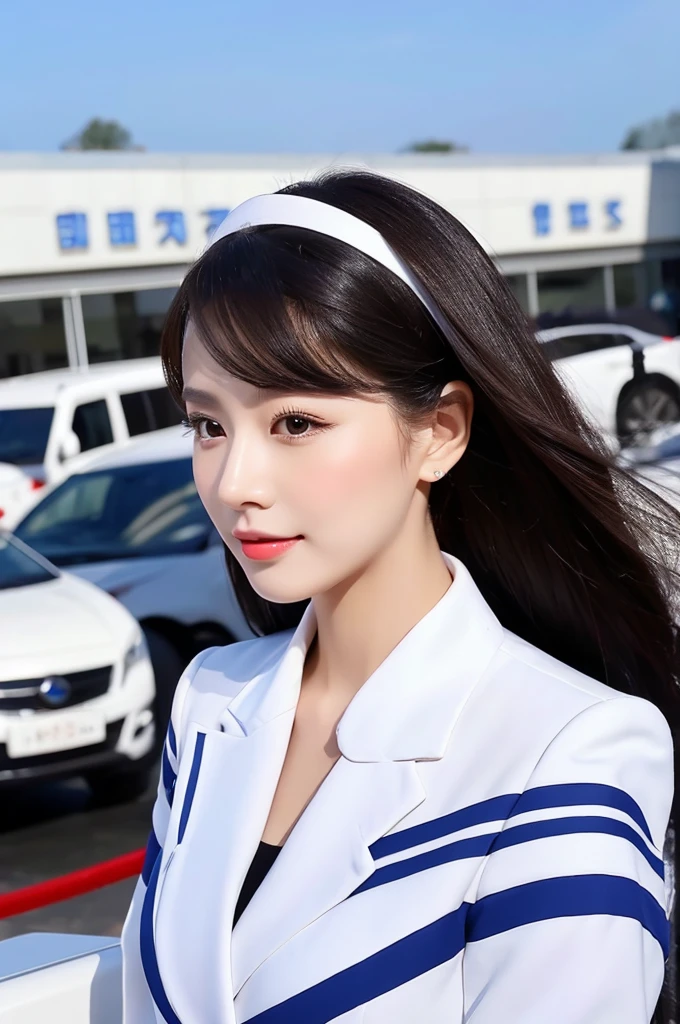 Masterpiece, best quality, perfect face ,white face,air hostess sexy girl