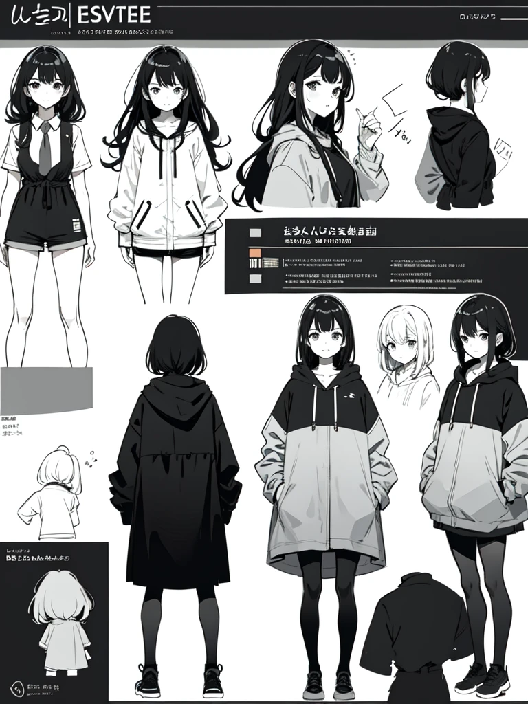 sketch (Character design sheet, same characters, whole body, Three-View, front, ~ ~ ~ side, return),(Very bright:1.1), White Background, [1 Girl:7], (Tilt your head:1.2), ([sketch|watercolor \(Moderate\)]:1.15),Chaotic Abstractな背景, Vector Trace, Gradient Blending, Bright colors, that&#39;wonderful, 非常にdetailed, Complex, (Very low contrast:1.4）,full body, Artistic elements add depth to the work. The overall atmosphere is creepy and nightmarish..., With a unique artistic touch. This movie is、The dark and crazy world of horror movies depicted in HD., Evoke visual stimuli and aesthetic sense, It will terrify and excite the audience....,watercolor画, （Lightless, Eyes without highlights, Evil Eye, A bad looking person with white eyes, It&#39;s a red eyeliner）,whole body絵, Wearing a maid outfit and （Gradient braided hair, (Light purple hair), (Ink blotches:1.1), (pale:1.2),(Light purple:1.2),(Light green:1.2)　and a mature face,tall, Wearing black tights,Green Eyes, The skin is hidden　and maid, The background is a dark and desolate landscape, Horror movie atmosphere. Her figure is extremely beautiful, Emphasizing the dark and crazy elements. Skillfully expressing the effects of light and shadow, detailed, The face and expression of the black costume are also carefully drawn...,sketch (Character design sheet, same characters, whole body, Three-View, front, ~ ~ ~ side, return) and 1 female, Nervous,Cowboy Shot,,(Very bright:1.1), White Background, [1 Girl:7], (Tilt your head:1.2), ([sketch|watercolor \(Moderate\)]:1.15),Chaotic Abstract