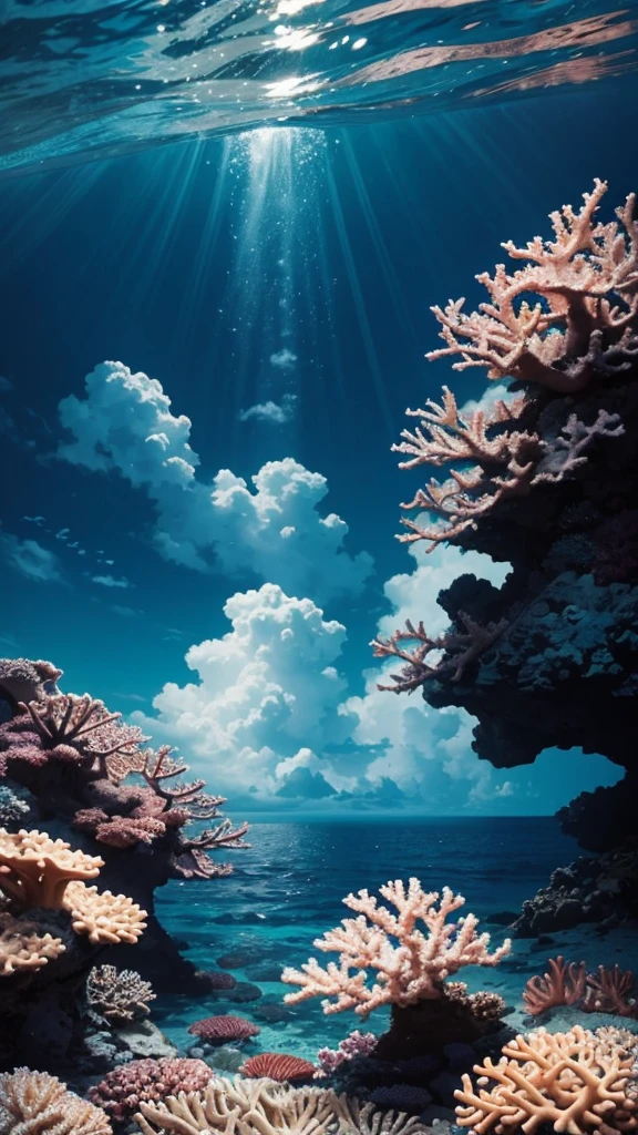 water, Ocean, summer Sky, rain, coral reef, performer, Starfall, milky cloud