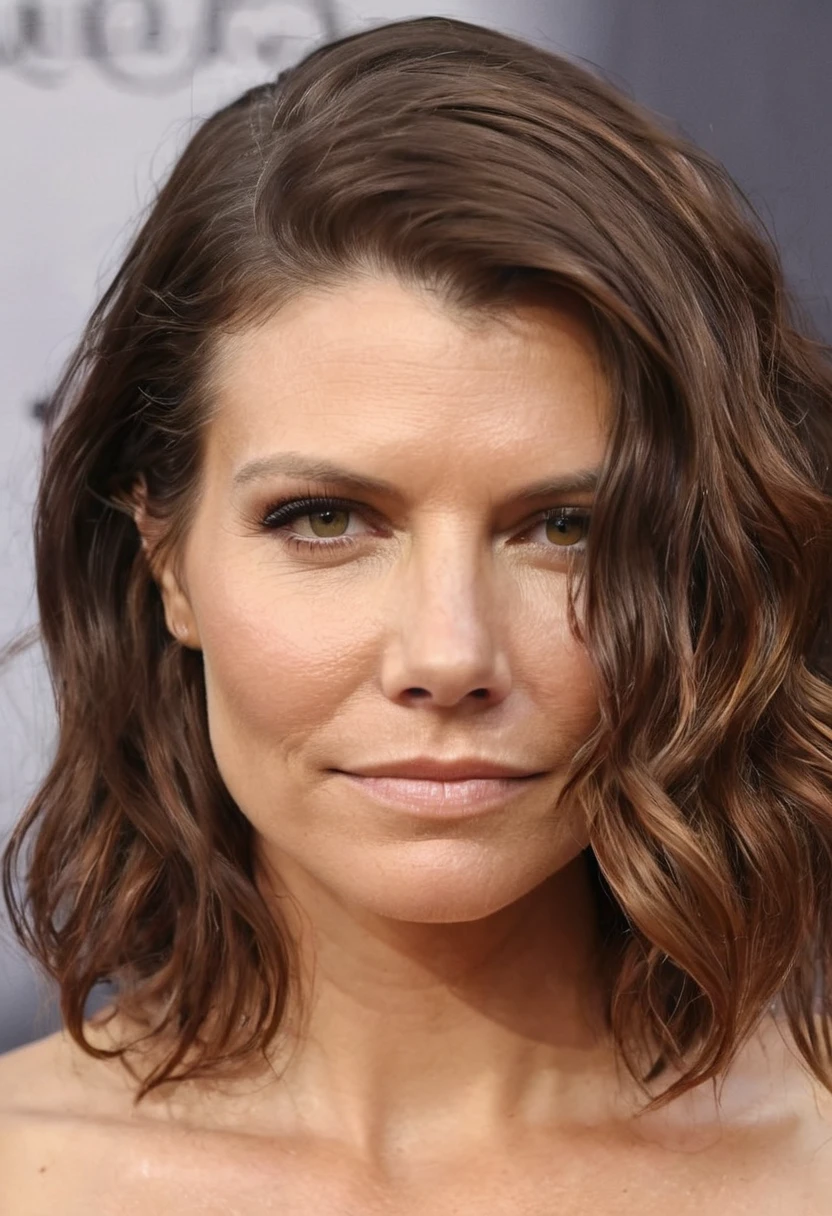 high quality Erotic shot , celebrity erotic photograph , nude, topless, brown, ( lauren_cohan x Gwyneth Paltrow : face )slight curly hair:1.4, breast revealing , extremely long hair , erotic photoshoot , fit muscular figure , exhausted look, wet, shiny sweaty skin, seductive smiling , posing on vacation side, wet hair, dark atmosphere, erotic lighting , rosy white pale skin tone , celebrity, female, woman, hollywood actress, , erotic angle , fleshy muscular woman , ( natural lights, depth of field, insanely detailed skin texture, hyper detailed features )