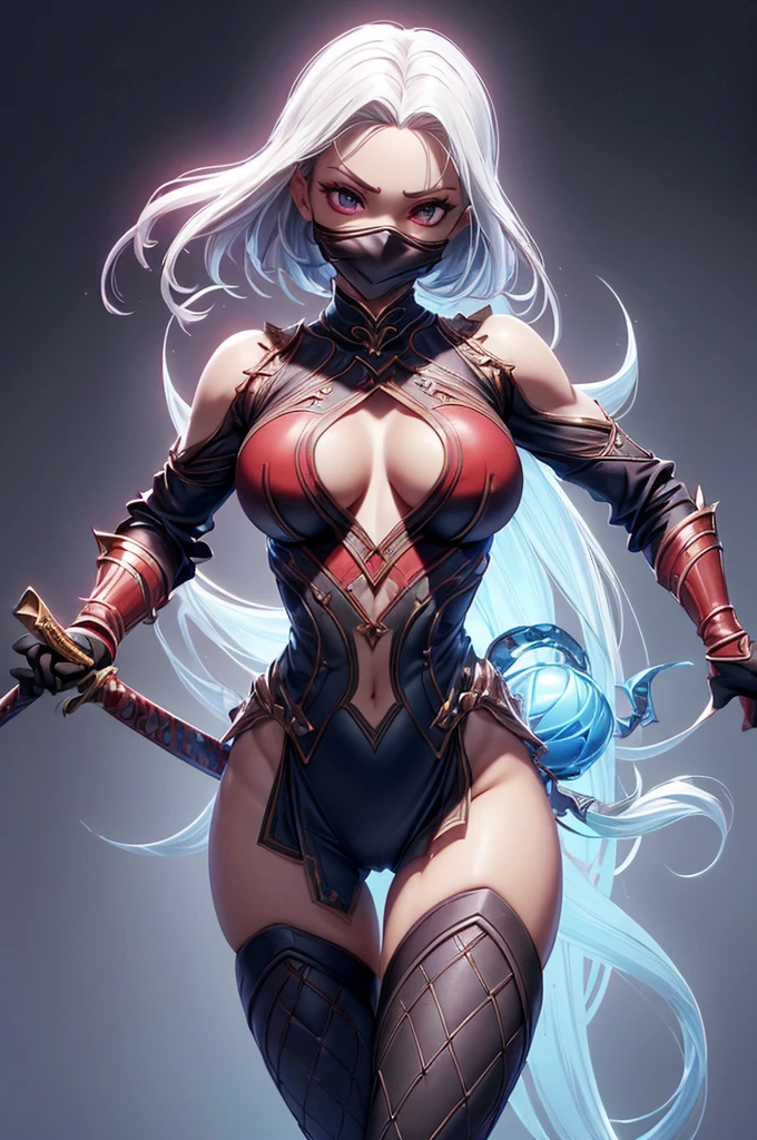 Mini shanoa castlevania, (shanoa castlevania), only, ray tracing, 3D style, 3dmm, ((oses per photo)), ((oses phi cada foto)), fully body,(from front view),(Costas Issue), (Emist on the left), show flat belly, (((oses per photo))),(very big breasts perfect ass, Perfect and symmetrical eyes, (perfect handuturistic sword in hand)), ((shorth hair)),white clothes with textured edges, Fair Skin, luphias detalhadas, White thigh-high tights with trim, phiestido aberto phi "phi", Waist slender, large legs, low water, Show legs to the top of the waist, ,((top with tear in the middle)),ultra realistic skin, Realistic human eyes,ultra realistic skin,terno super sensuous,(faixas phi torno dos seios), fullcolor,top with ruffles,(pubes with a lot of volume),(extraordinariamente sensuous),(muito sensuous),(red and black thphie),I love the league,(meia calca de renda phi um dos lados),(meia calca de renda phi um dos lados),((red decorations with LEDs))),((red lines adorning the curves of the body)),(((woman show))),((Star Blade)),((kitana)),(((ninja))),(((ninja costume))),(((mask covering the mouth))),(((little waist))),(((sensuous))),((bold slits showing off the body)),(((super realistic skin with pores))),(((lines contoured the groin))),(((extravagant necklines over the breasts))),(((cracks along the body))),(((Nude))),(((Waist slender e coxão))), show the whole body,(((between uncovered breasts)))