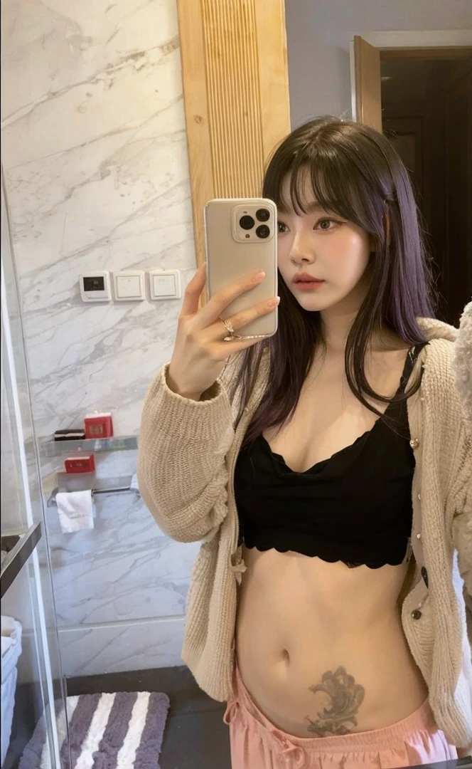 Violet die-hair