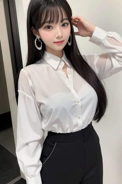 Hands close to chest