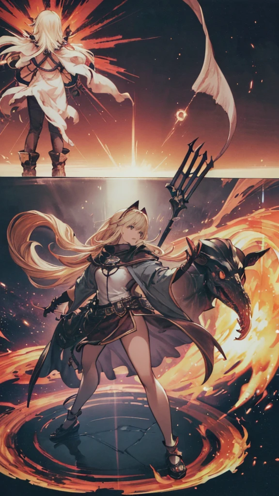 (masterpiece, 4K ,Super detailed:1.2), (anime:1), (Perfect quality), knight, 全身に装着された灰色のknightの鎧, knightの兜をかぶる, The whole body is shown, Full body side view, RPG concept art character
