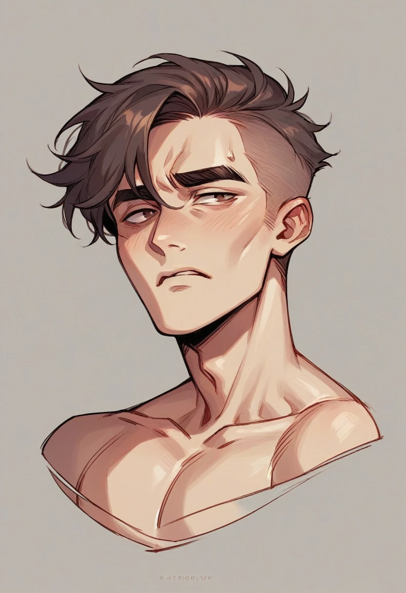 (best qualityer)), ((work of art)), (detailded), 1 totally naked male boy