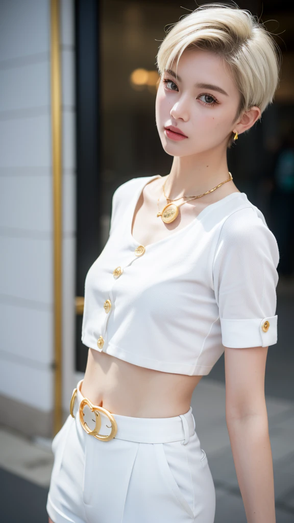 Gold and white kpop lightstick